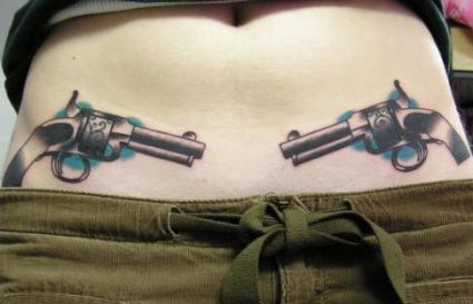 Duel Gun Tattoos